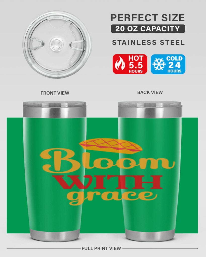 Bloom with grace 81#- spring- Tumbler