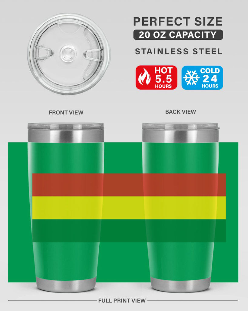 Bolivia 177#- world flags- Tumbler