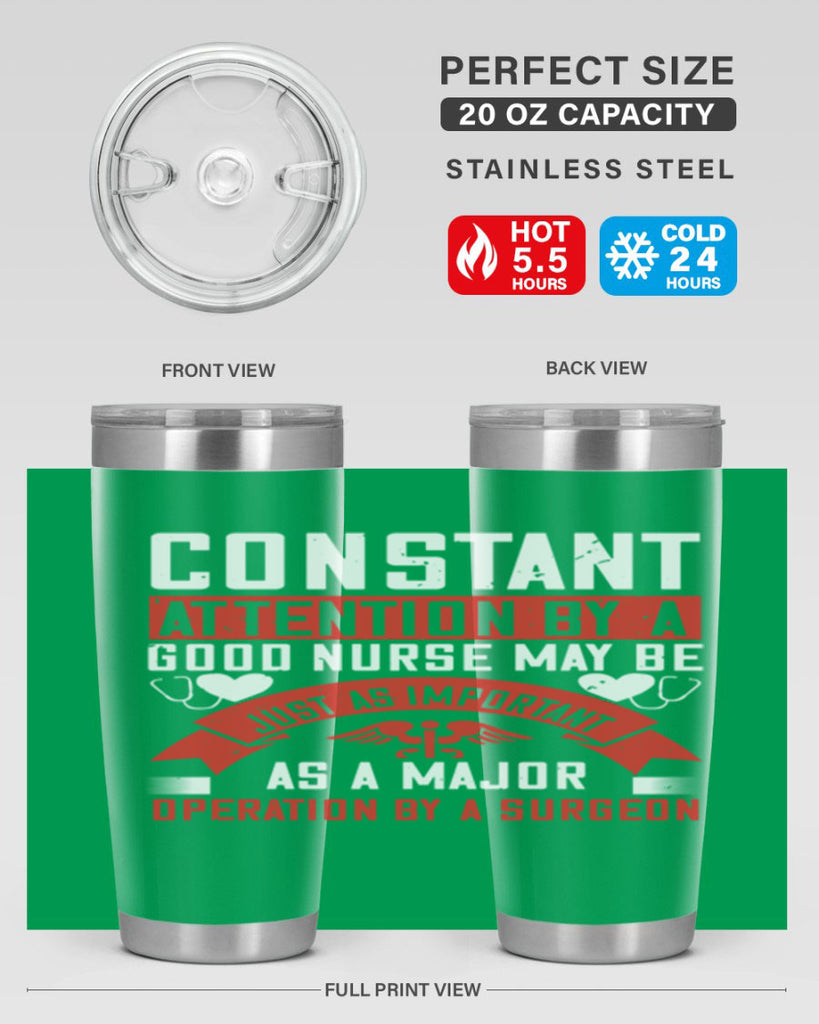 Constant attention by a good nurse may Style 408#- nurse- tumbler
