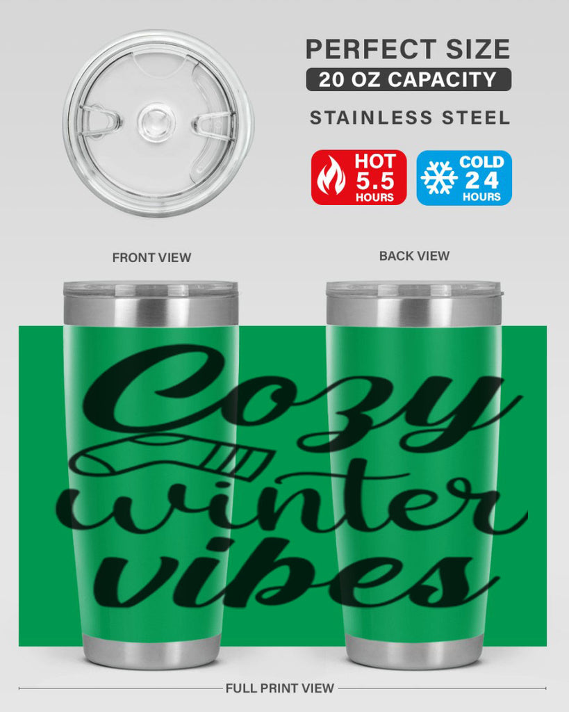 Cozy Winter Vibes 82#- winter- Tumbler