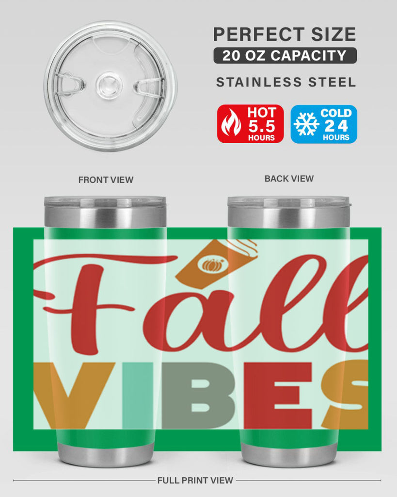 FallVibesdesign 166#- fall- Tumbler