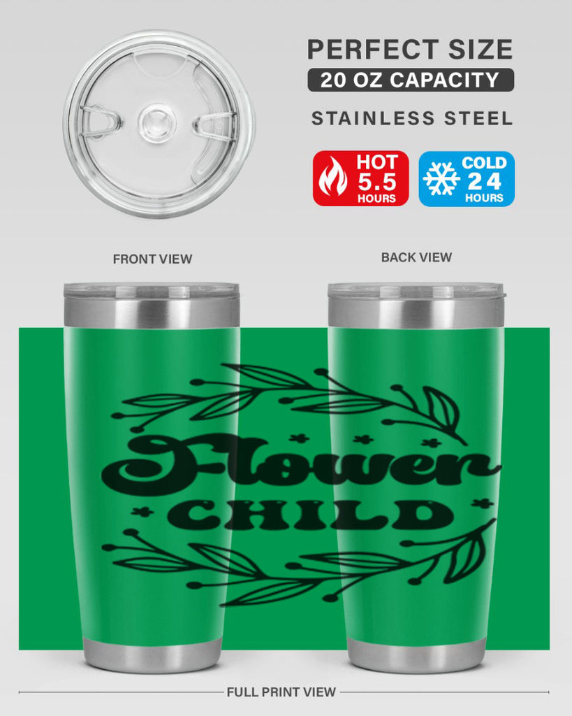 Flower child  141#- spring- Tumbler