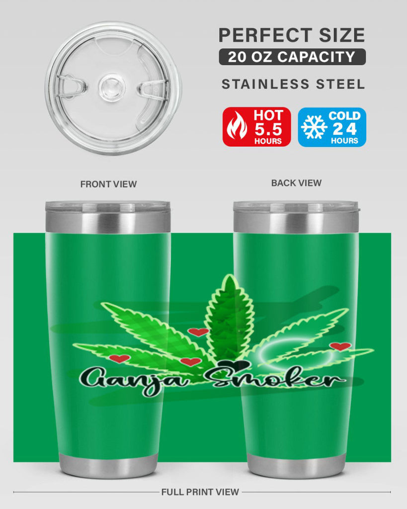 Ganja Smoker 88#- marijuana- Tumbler