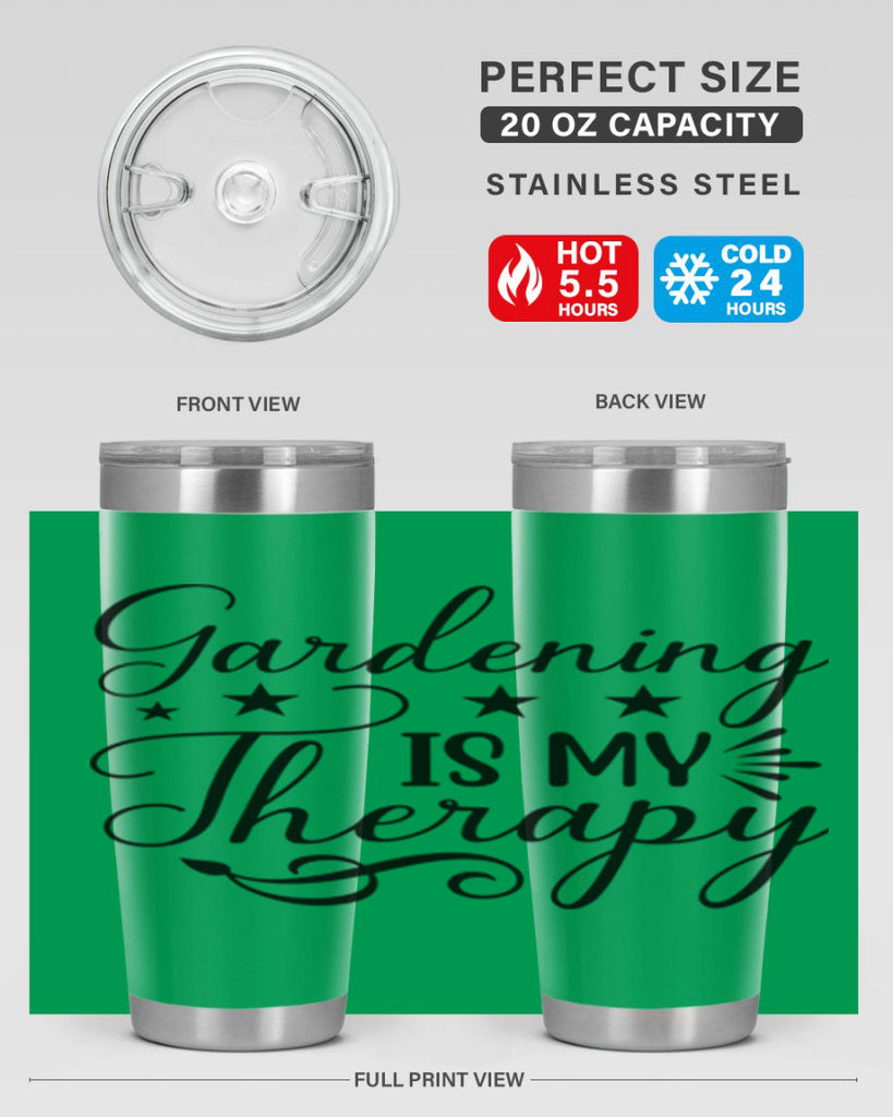 Gardening is My Therapy 145#- spring- Tumbler