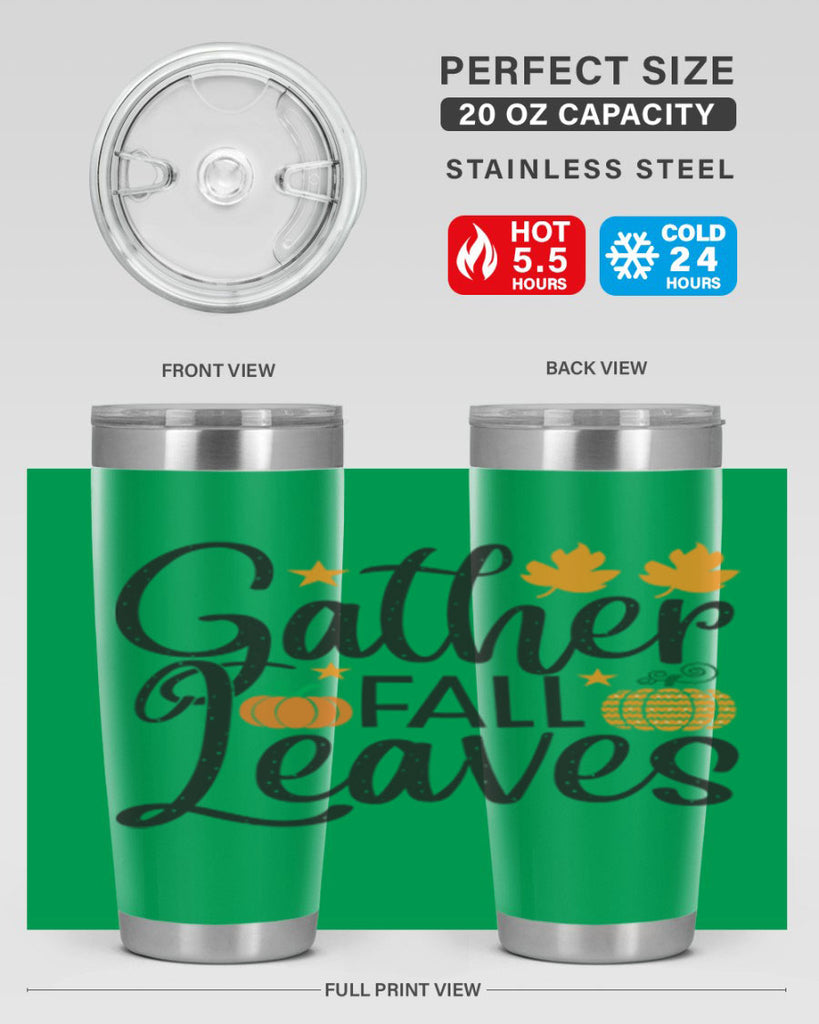 Gatherfallleaves 189#- fall- Tumbler