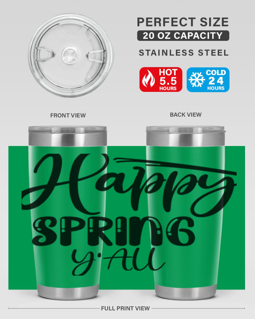HAPPY SPRING YALL  179#- spring- Tumbler