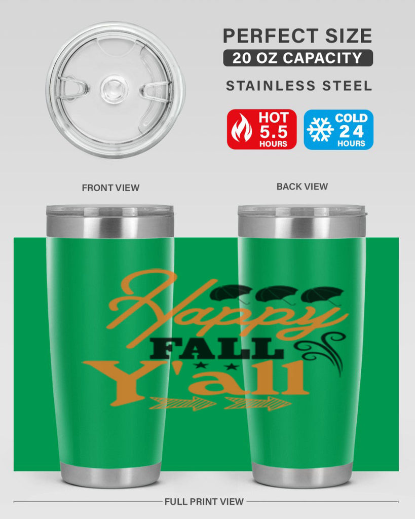 Happy Fall Yall 234#- fall- Tumbler