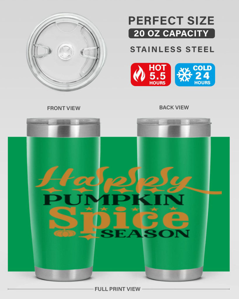 Happy Pumpkin Spice Season 245#- fall- Tumbler