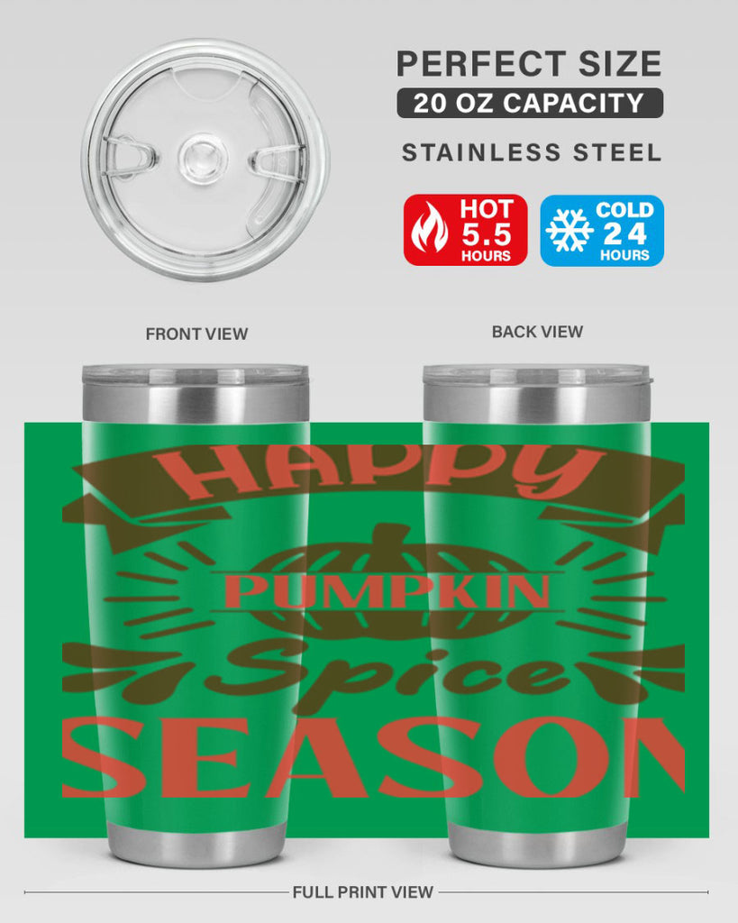 Happy Pumpkin Spice Season 246#- fall- Tumbler