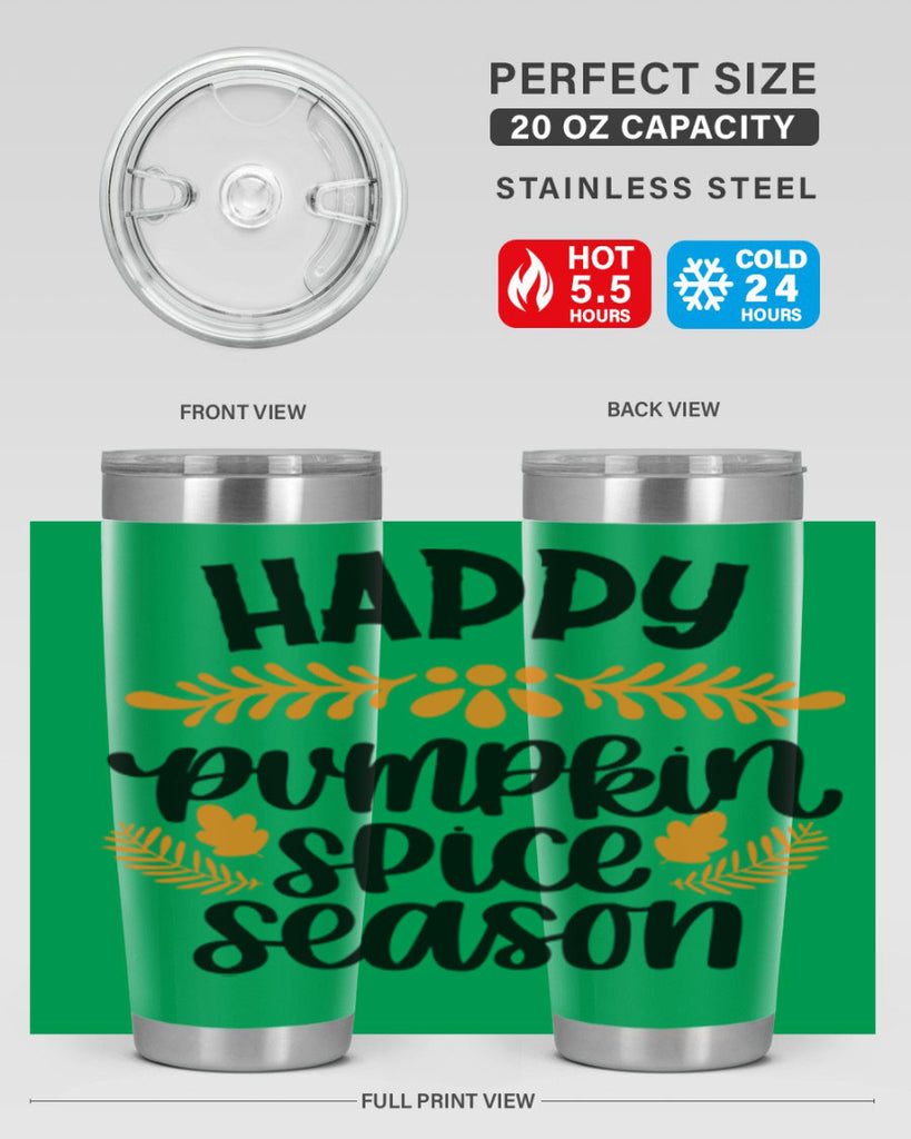 Happy Pumpkin Spice Season 492#- fall- Tumbler