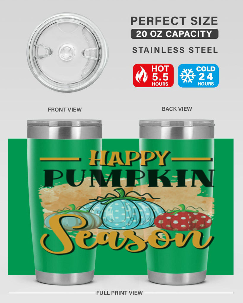 Happy pumpkin season 240#- fall- Tumbler
