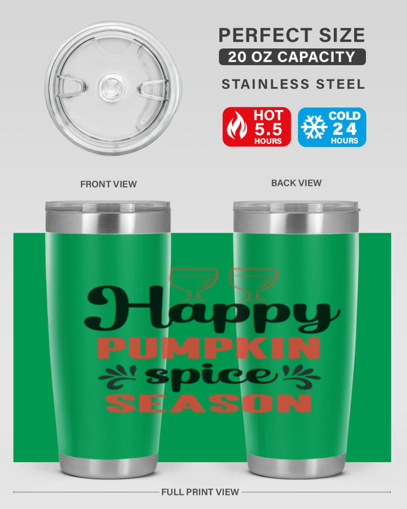 Happy pumpkin spice season 244#- fall- Tumbler