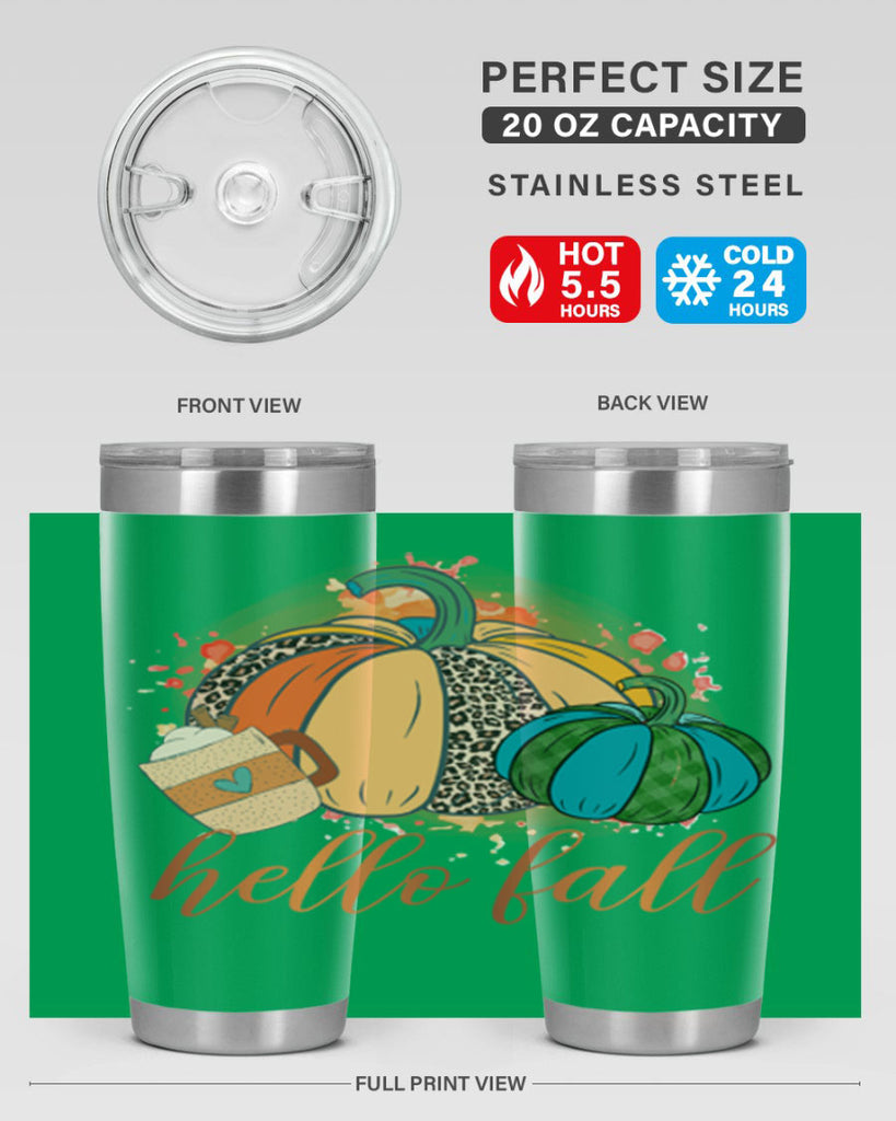 Hello Fall 282#- fall- Tumbler