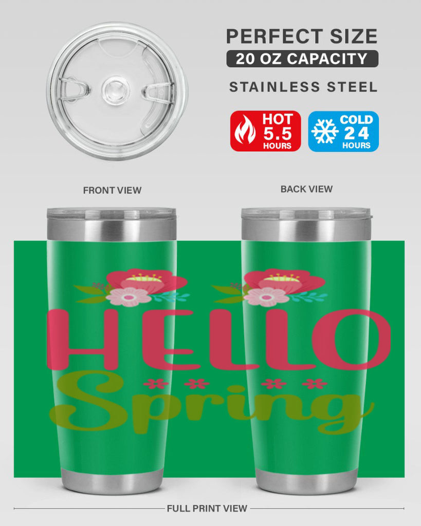 Hello Spring 186#- spring- Tumbler