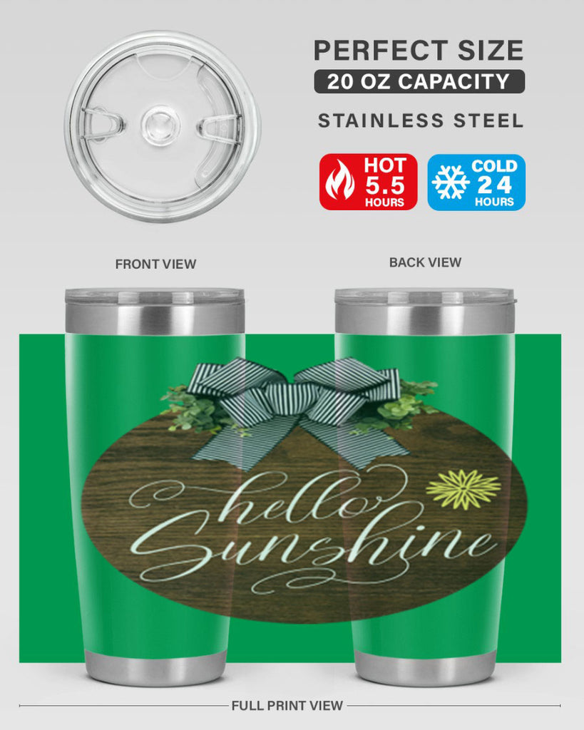 Hello Spring Lettering Mockup200#- spring- Tumbler