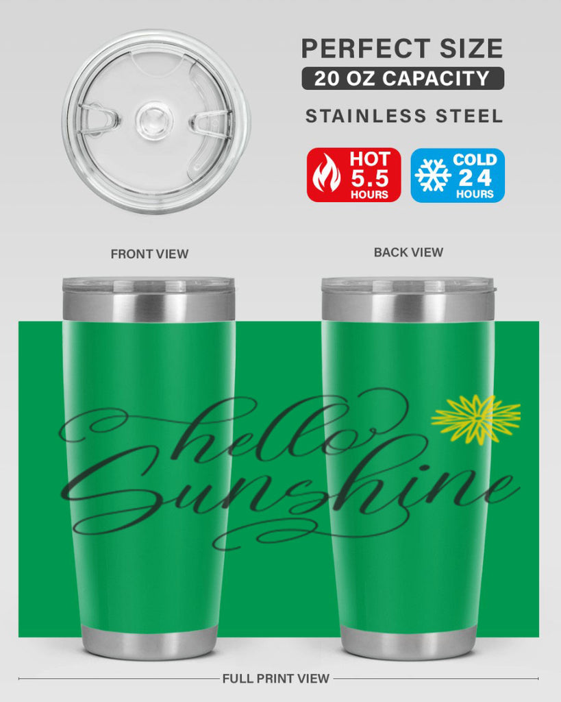 Hello Spring Lettering201#- spring- Tumbler