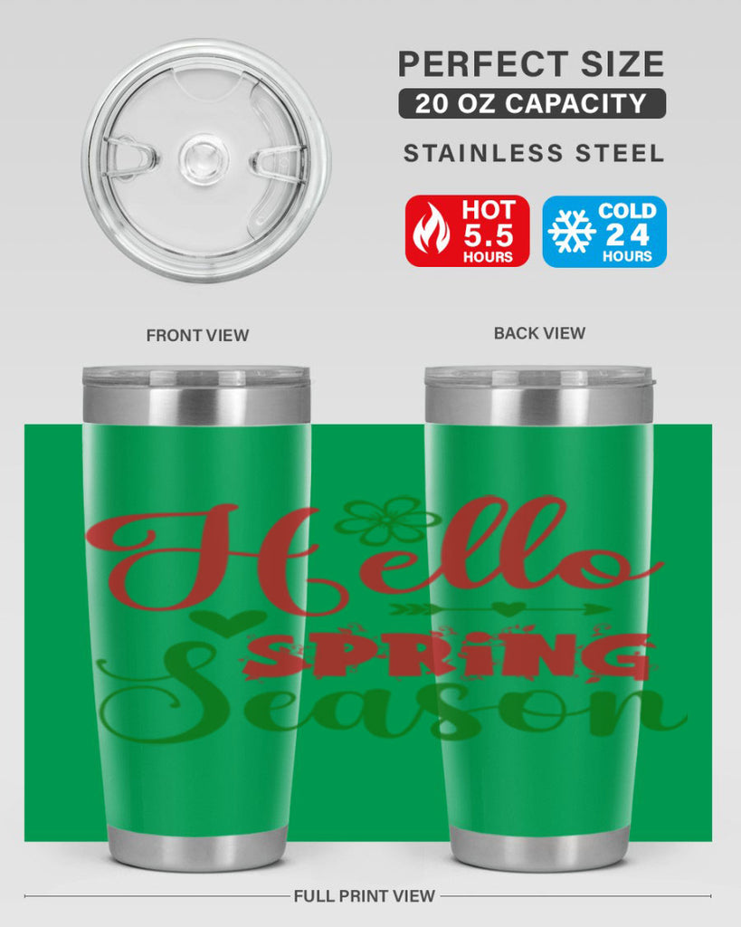 Hello Spring Season 224#- spring- Tumbler