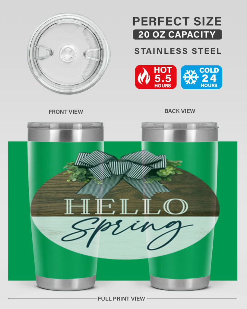 Hello Spring basic Mockup187#- spring- Tumbler
