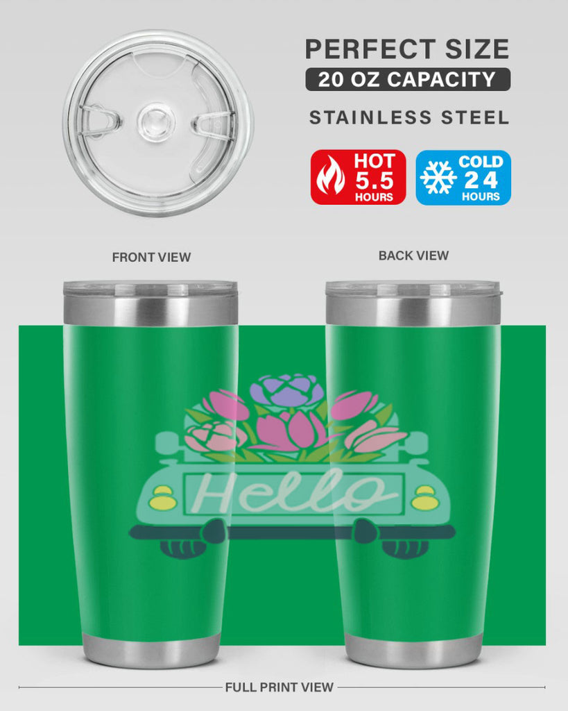 Hello Truck218#- spring- Tumbler