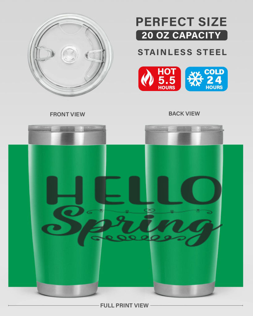Hello spring 185#- spring- Tumbler