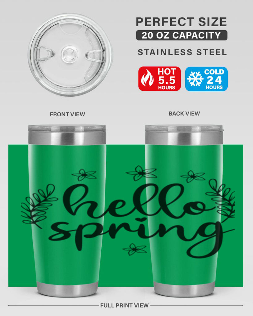 Hello spring design  221#- spring- Tumbler