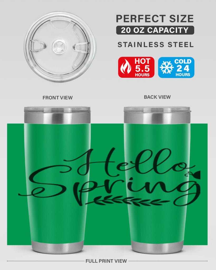 Hello spring design  222#- spring- Tumbler