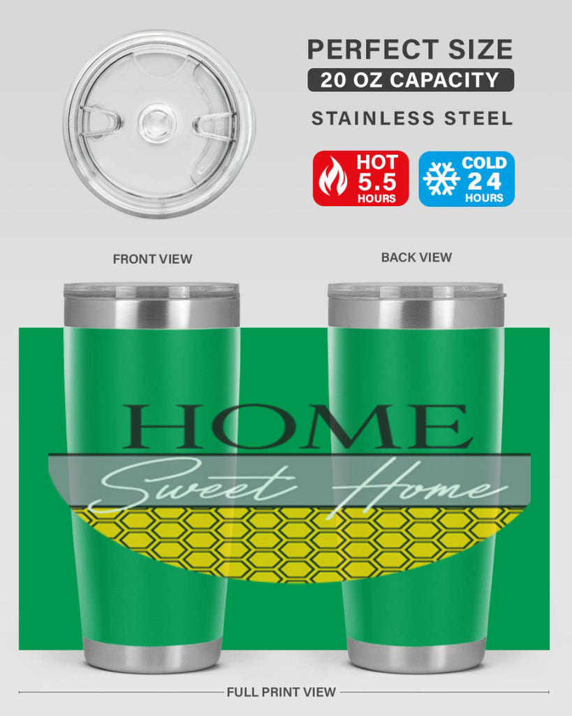 Home Sweet Home Hive lines246#- spring- Tumbler