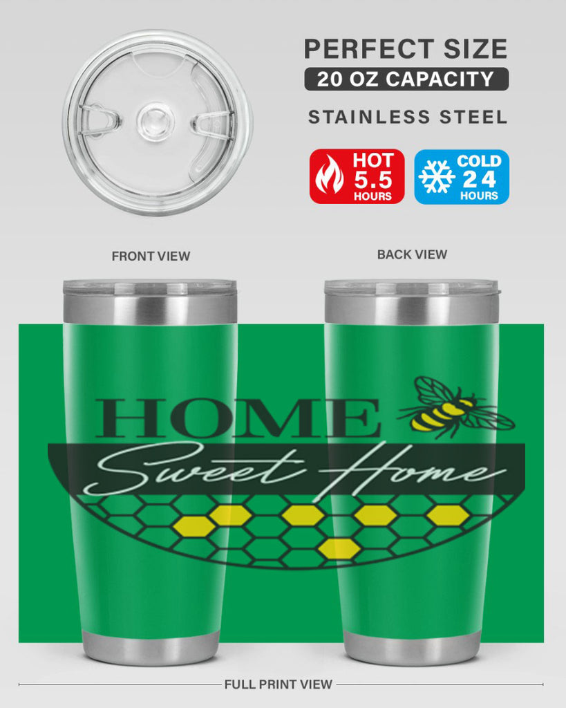 Home Sweet home bee and hive244#- spring- Tumbler