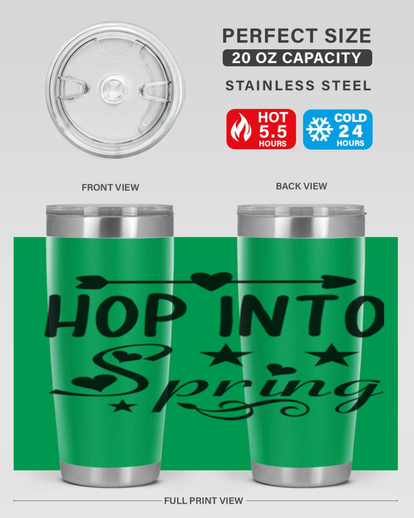 Hop into Spring 249#- spring- Tumbler