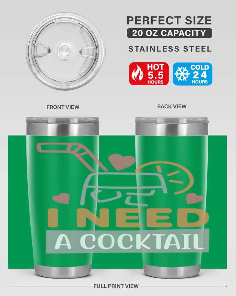 I Need A Cocktail 107#- fashion- Cotton Tank