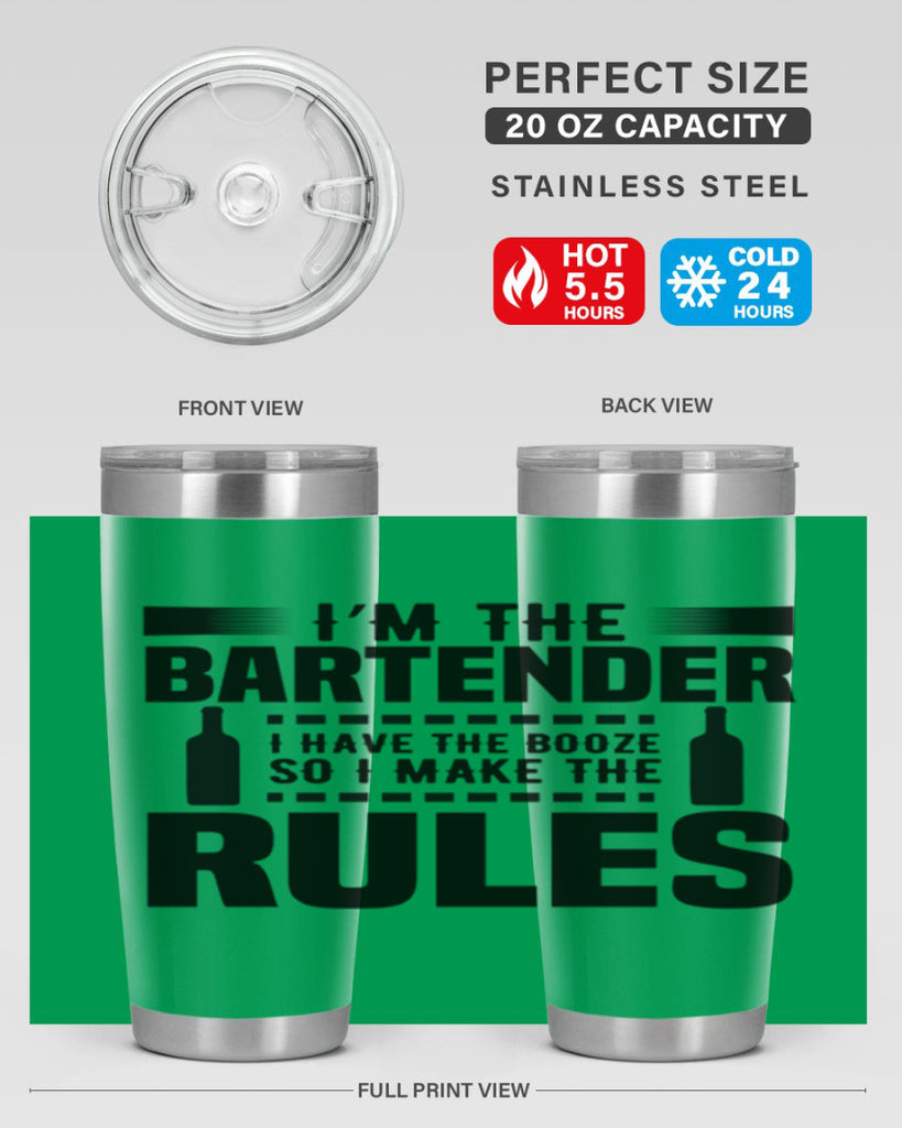 I am the Bartender Style 2#- bartender- tumbler