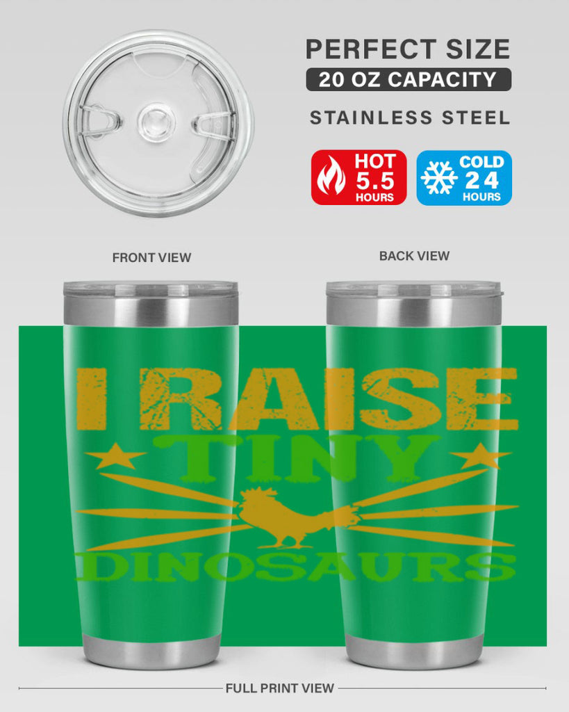 I raise tiny dinosaurs 52#- farming and gardening- Tumbler