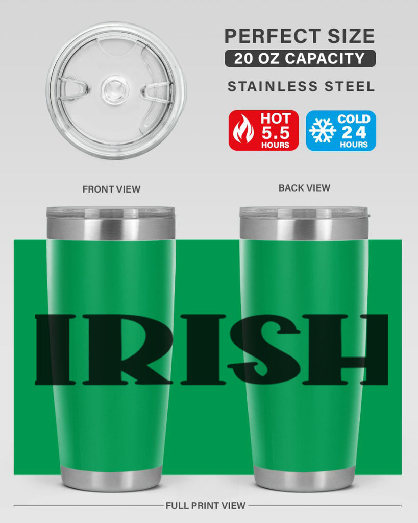 Irish Style 77#- St Patricks Day- Tumbler