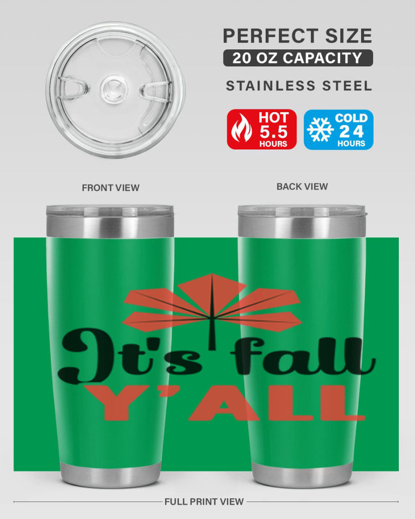 Its fall yall 373#- fall- Tumbler