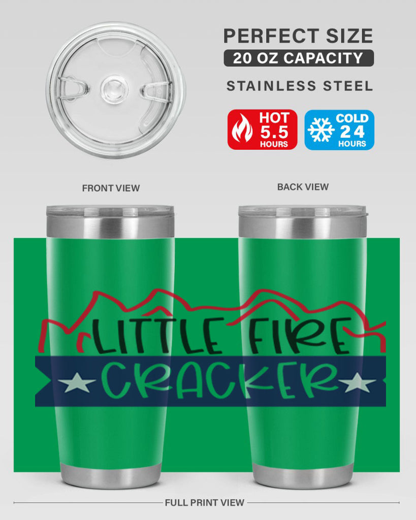Little Fire Cracker Style 161#- Fourt Of July- Tumbler