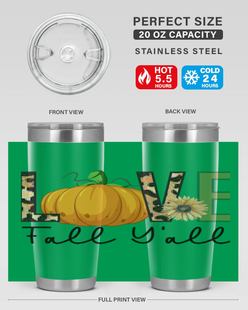 Love FALL YAll 410#- fall- Tumbler