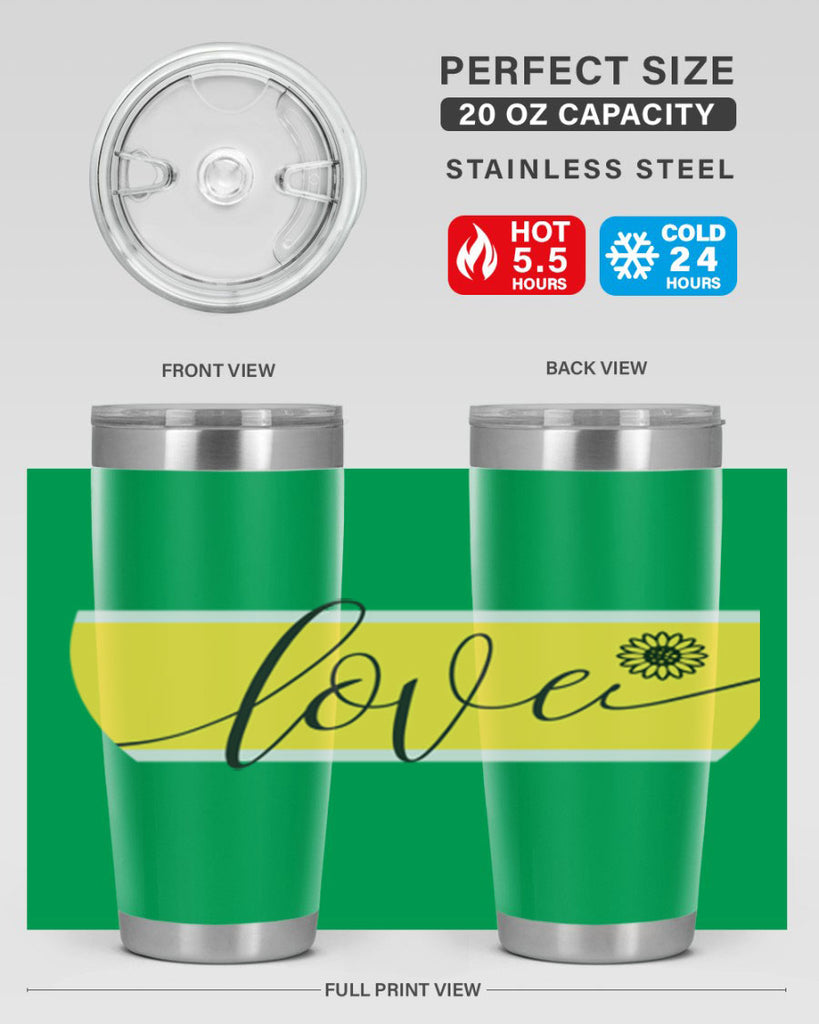 Love and daisy327#- spring- Tumbler