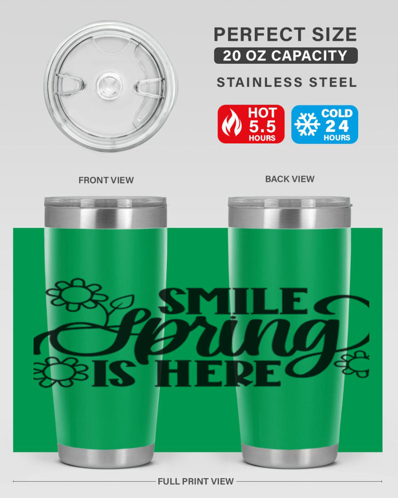 PNG_Smile Spring Is Here395#- spring- Tumbler