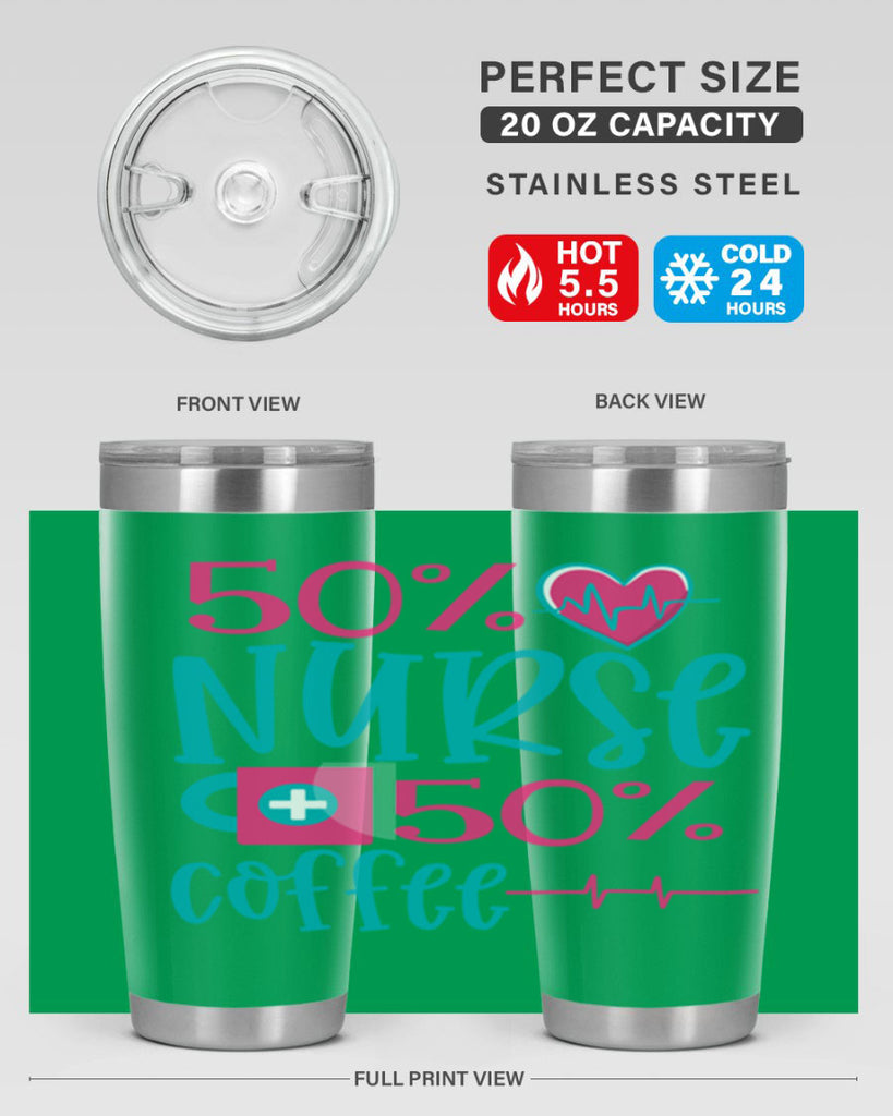 Percent Nurse Percent Coffee Style Style 60#- nurse- tumbler