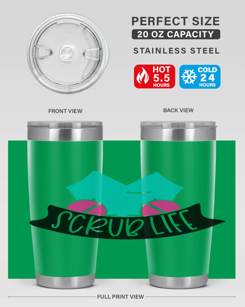 Scrub Life Style Style 45#- nurse- tumbler