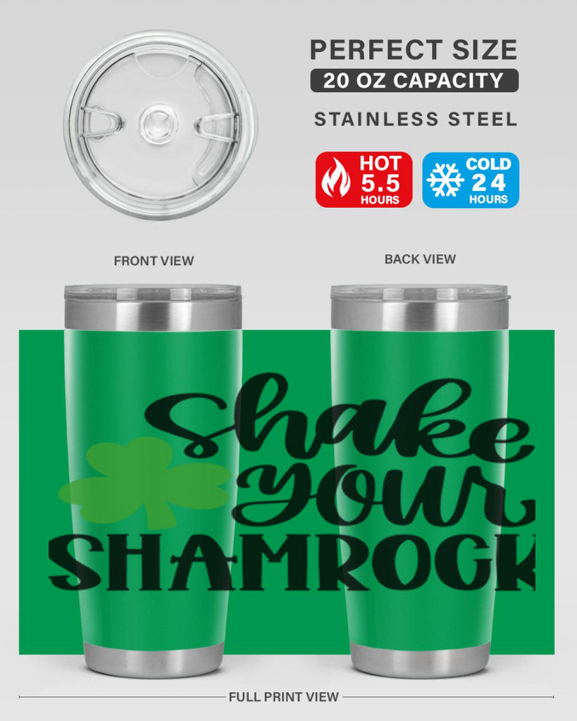 Shake Your Shamrock Style 33#- St Patricks Day- Tumbler