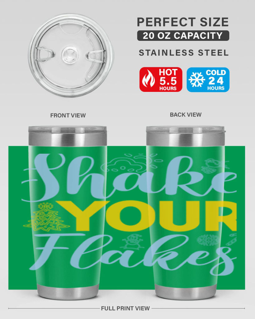 Shake your flakes361#- winter- Tumbler