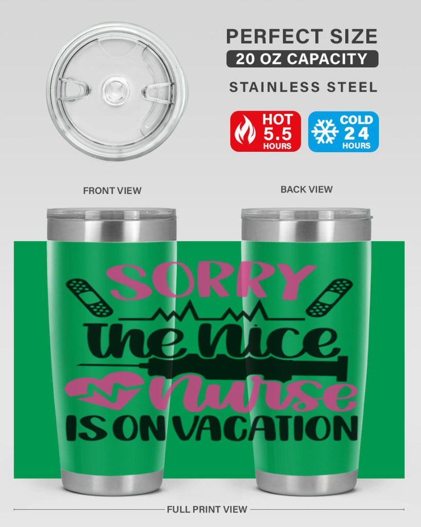 Sorry The Nice Nurse Style Style 28#- nurse- tumbler