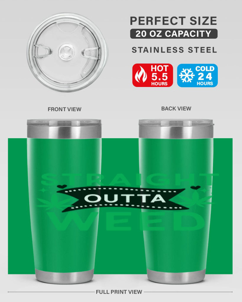 Straight Outta Weed 266#- marijuana- Tumbler