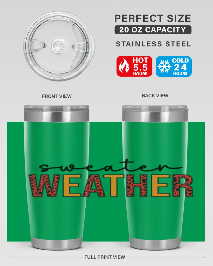Sweater Weather 587#- fall- Tumbler