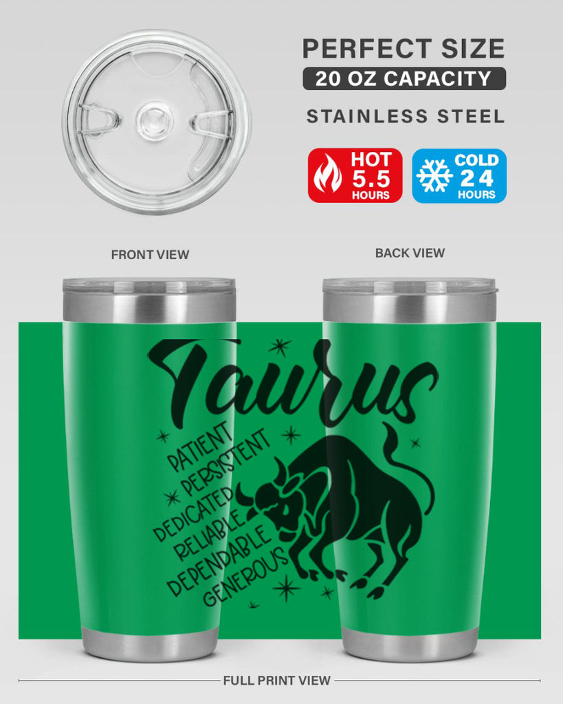Taurus 492#- zodiac- Tumbler