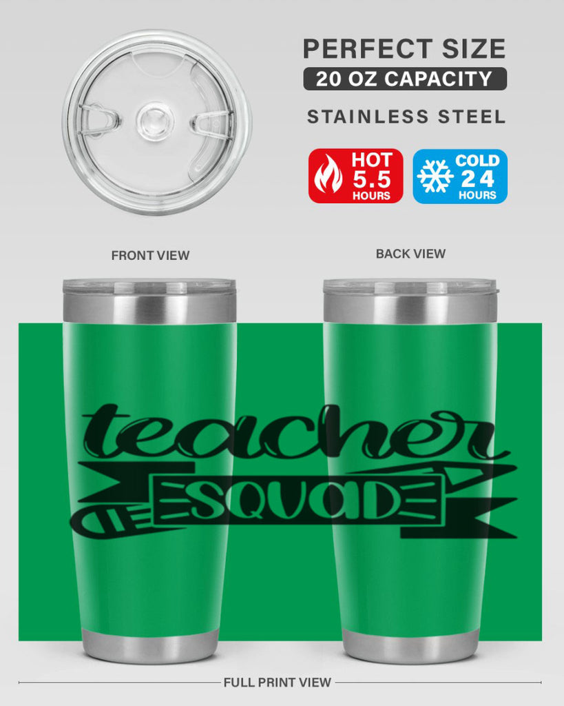 Teacher Squad Style 48#- teacher- tumbler