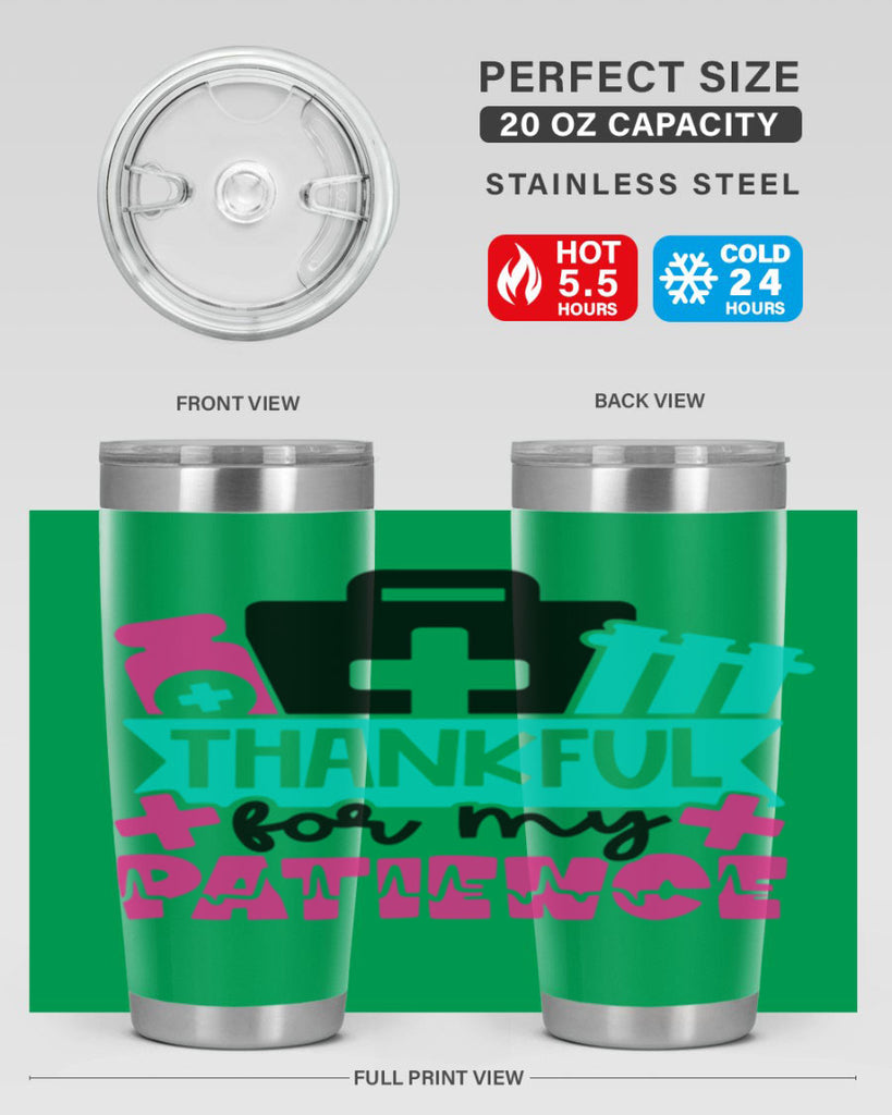 Thankful For My Patience Style Style 22#- nurse- tumbler