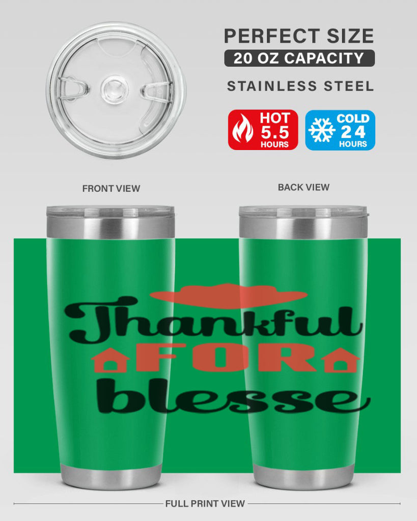 Thankful for blesse 599#- fall- Tumbler