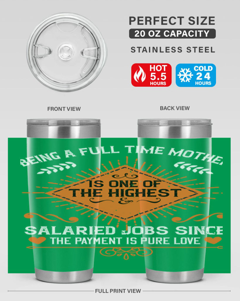 being a fulltime mother is 84#- mothers day- Tumbler
